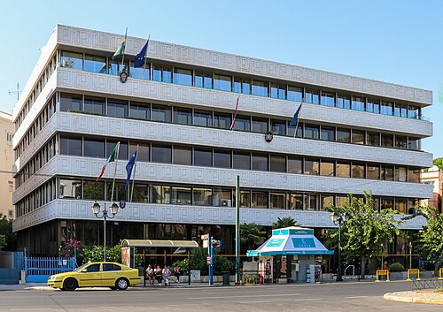 アテネにある大使館が入居する建物