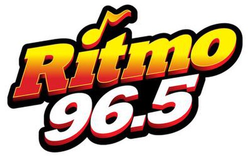 WRXDの旧ロゴは、かつてスペイン語圏のトロピカルラジオ局「Ritmo 96.5」だった頃のものです。