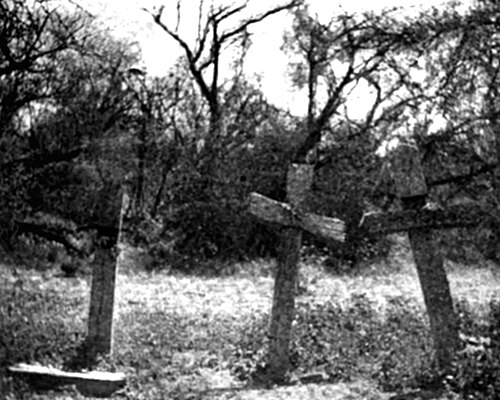 1895年、カジェメが殺害されたトレス・クルセス・デ・チュマンパコ。