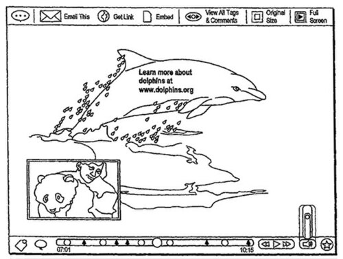 Viddler の特許図面。