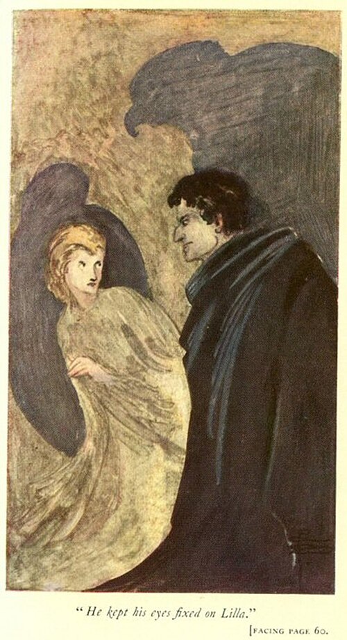 1911年、パメラ・コールマン・スミスによる挿絵。初版の60ページ対向ページに掲載。