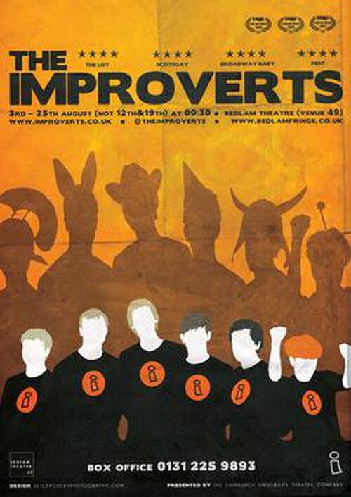 2012年フリンジのImprovertsの宣伝
