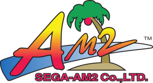 ヤシの木の前に「AM2」という文字が書かれている。