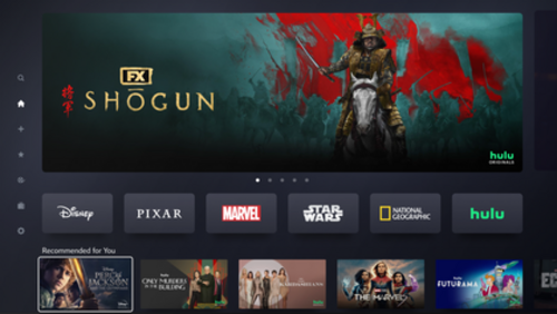 2024年3月27日時点のDisney+米国版ホームページのスクリーンショット。